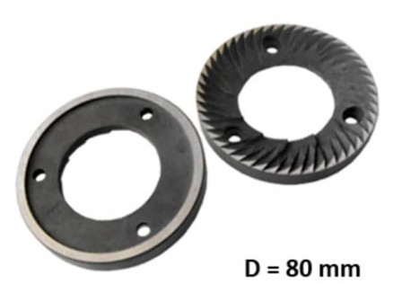 Нож диаметър D=80 mm ляв 3отвора