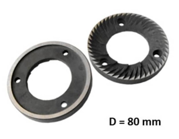 Нож диаметър D=80 mm ляв 3отвора