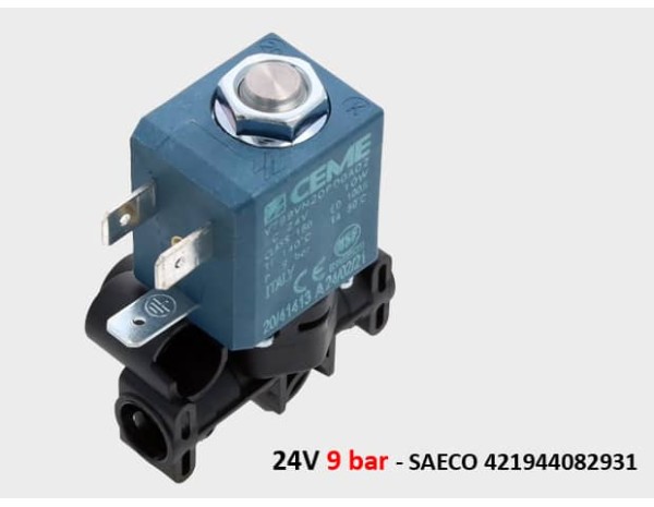 Клапан двупътен 24V 9 bar за кафемашина SAECO 421944082931