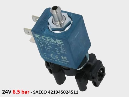 Клапан трипътен 24V 6.5 bar за кафемашина SAECO 421945024511