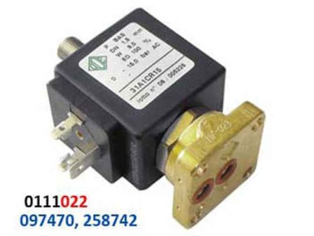 Магнет вентил 220V ODE 097470 Zanussi Necta 258742