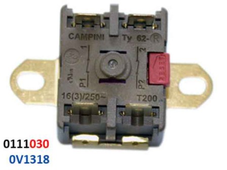 Защита биполярна за бойлер 125°C OV1318 Zanussi Necta