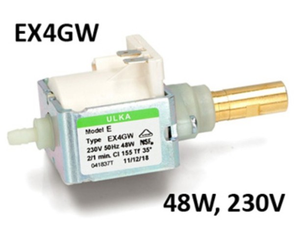 Помпа Ulka CEME 48W 230V модел EX4GW месинг бяла