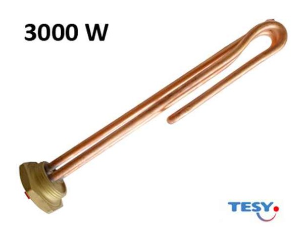 Нагревател за бойлер Tesy 3000W мед