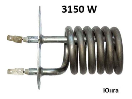 Нагревател за проточен бойлер Юнга 3150W никротал планка