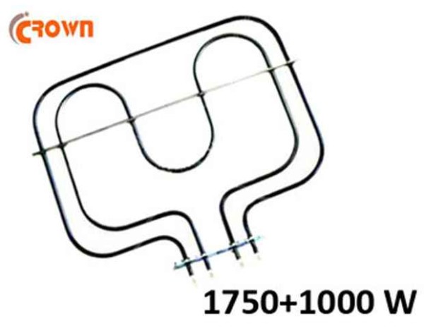 Нагревател за готварска печка Crown 2750W, 1750W+1000W