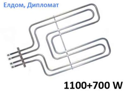 Нагревател за готварска печка Елдом 1800W, 1100W+700W