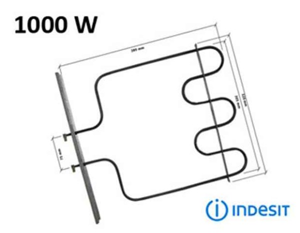 Нагревател за готварска печка INDESIT 1000W