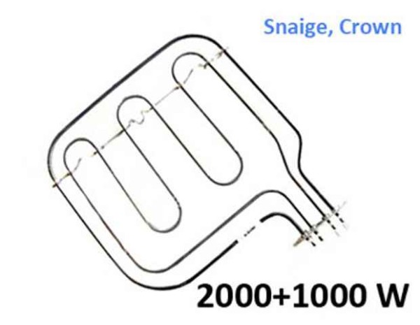 Нагревател за готварска печка Snaige 3000W, 2000W+1000W