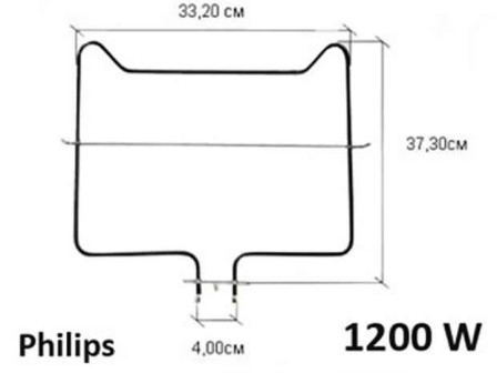 Нагревател за готварска печка Philips 1200W