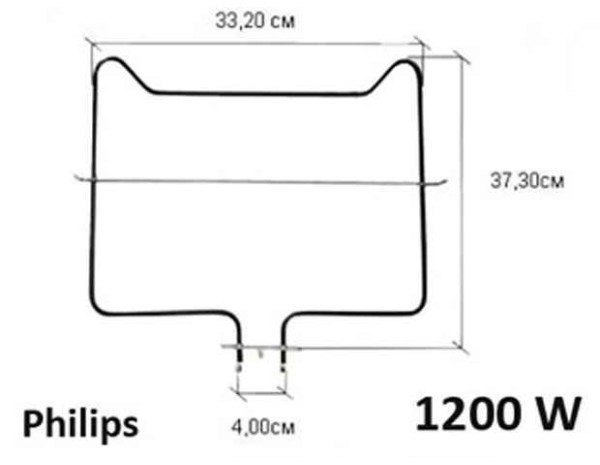 Нагревател за готварска печка Philips 1200W