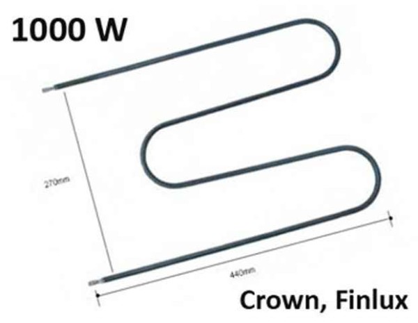 Нагревател за готварска печка Crown 1000W М-образен