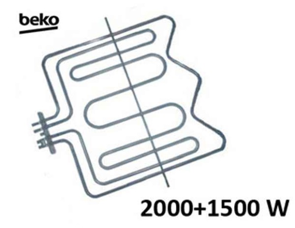 Нагревател за готварска печка Beko 3500W, 2000W+1500W