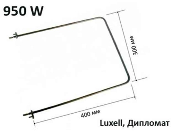 Нагревател за готварска печка Luxell 950W, рамка