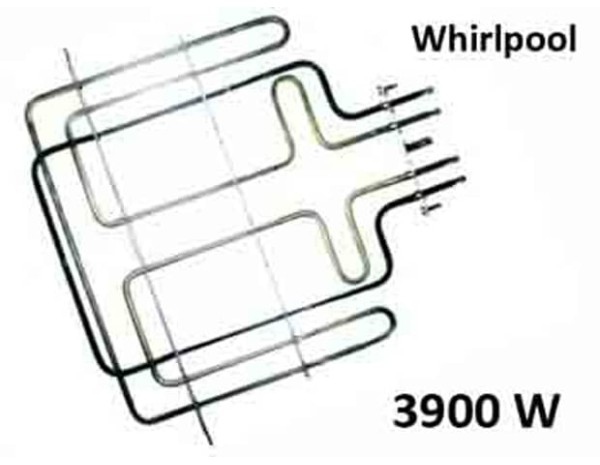 Нагревател за готварска печка Whirlpool 3900W, 2450W+1450W