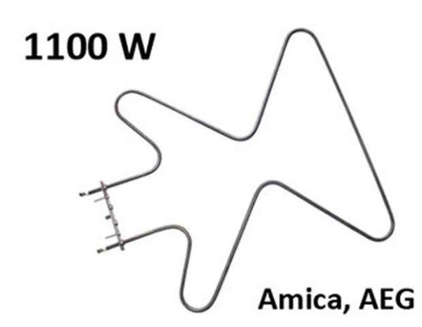 Нагревател за готварска печка AMICA 1300W с два винта на планката