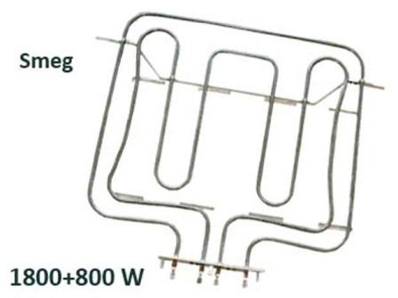 Нагревател за готварска печка Smeg 2600W, 1800+800W