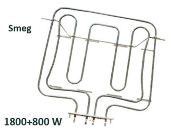 Нагревател за готварска печка Smeg 2600W, 1800+800W