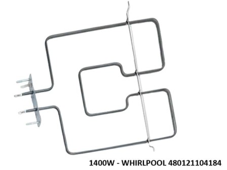 Нагревател за готварска печка Whirlpool 1400W - WHIRLPOOL 480121104184