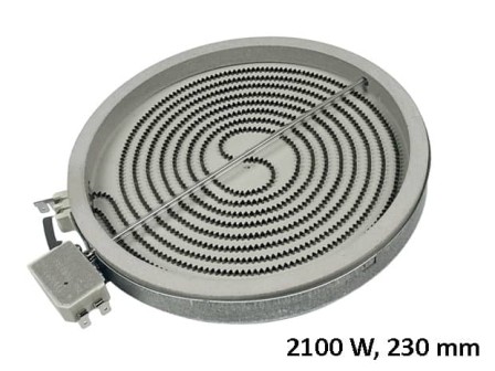 Плоча за керамичен плот 2100W d=210 mm/D=230 mm