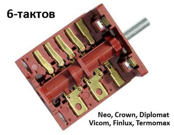 Ключ 6-тактов за фурна на готварска печка -  411 АС4 Т03