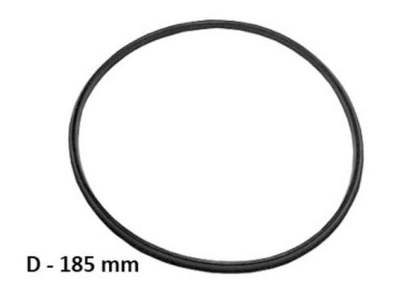 Уплътнение тенджера външен диаметър D=185 мм