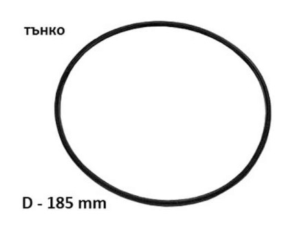 Уплътнение тенджера, външен диаметър D=185 мм тънко