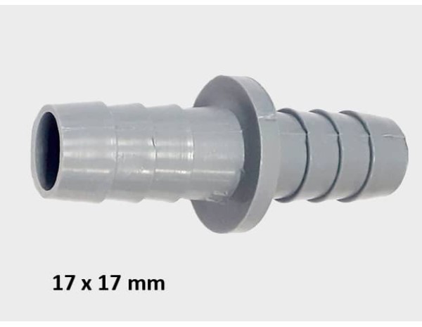 Прав съединител (удължител) за маркуч за мръсна вода 17×17 mm