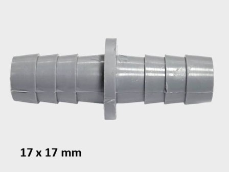 Прав съединител (удължител) за маркуч за мръсна вода 17×17 mm