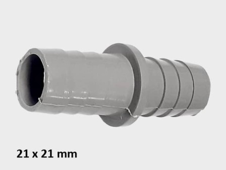 Прав съединител (удължител) за маркуч за мръсна вода 21×21 mm