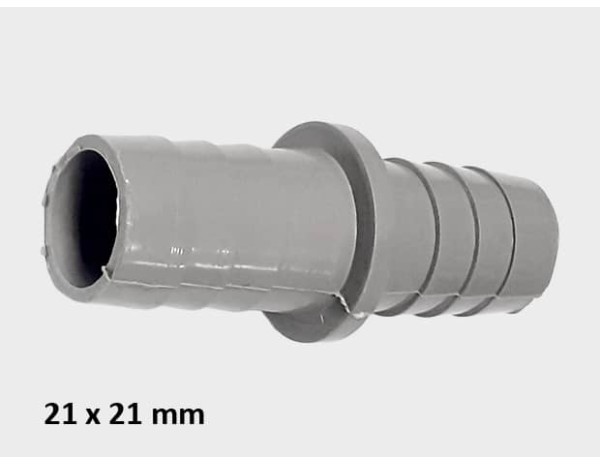 Прав съединител (удължител) за маркуч за мръсна вода 21×21 mm
