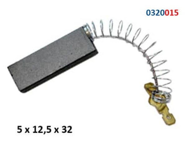 Графитна четка за пералня 5х12,5х32 с пружина