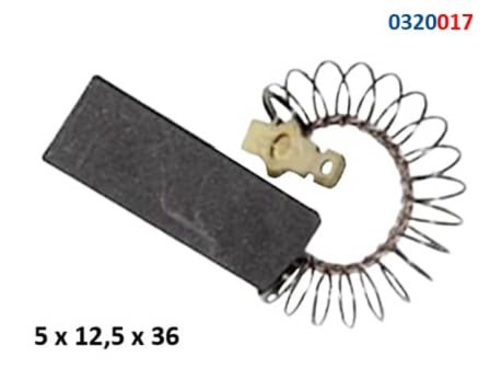 Графитна четка за пералня 5х12,5х36, тип 