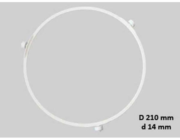 Ролер чиния диаметър D=210 mm диаметър малко колело d=14 mm