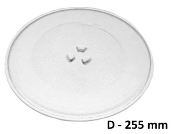 Чиния микровълнова печка диаметър D=255 mm с детелина