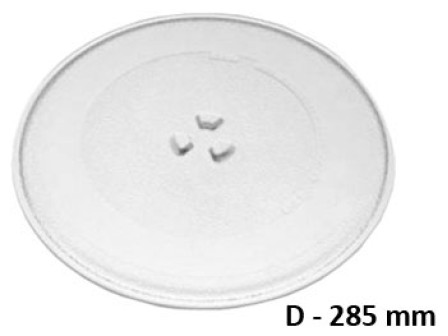 Чиния микровълнова печка диаметър D=285 mm с детелина