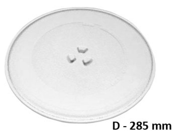 Чиния микровълнова печка диаметър D=285 mm с детелина