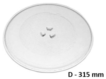 Чиния микровълнова печка диаметър D=315 mm с детелина