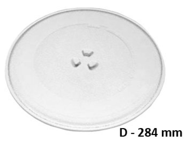 Чиния микровълнова печка диаметър D=284 mm с детелина