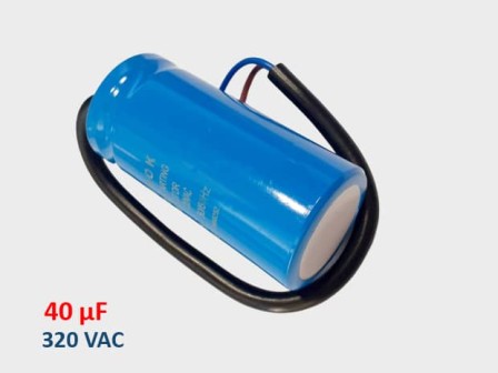 Кондензатор пусков 40 µF 320VAC