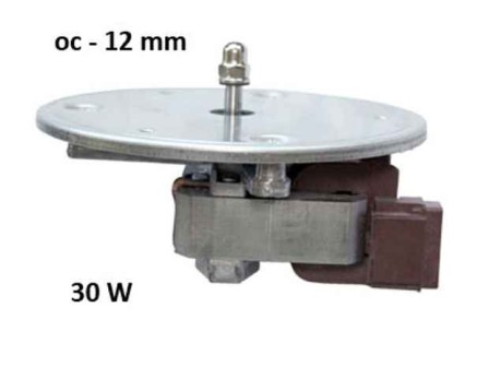 Двигател за вентилатор на фурна 30W ос 12 mm без перка