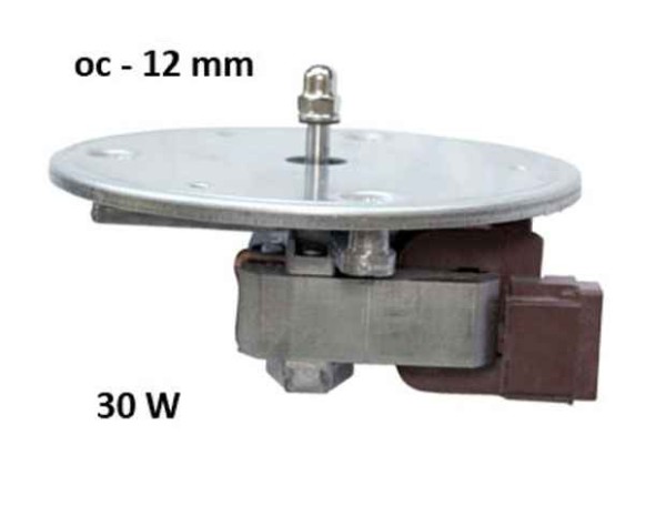 Двигател за вентилатор на фурна 30W ос 12 mm без перка