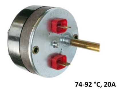 Терморегулатор за бойлер RECO 20A 74-92°C със защита външно регулиране