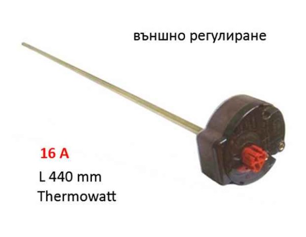 Терморегулатор бойлер Tesy 16A L=440 mm кафяв външно регулиране