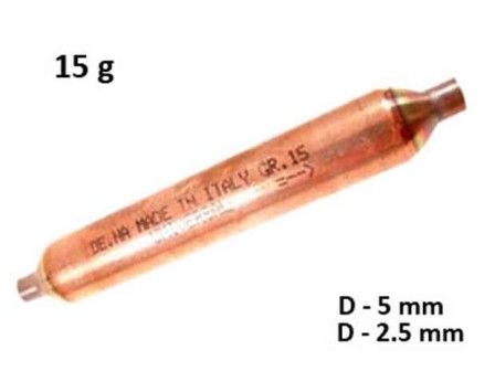 Дехидратор 13gr диаметър D=5 mm d=2,5 mm