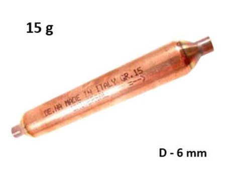 Дехидратор 13gr диаметър D=6.0 mm d=2.5 mm