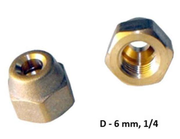 Гайка за филтър диаметър D=6mm