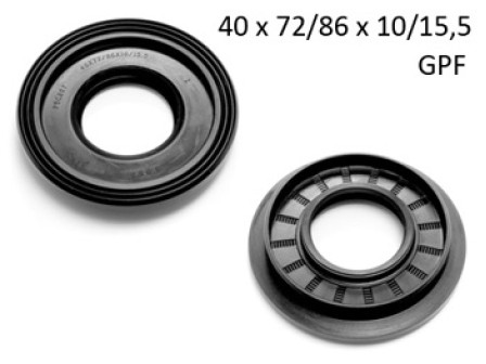 Семеринг за пералня 40х72/86х10/15.5 GPF