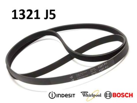 Ремък за пералня 1321 J5 Indesit Whirlpool Bosch