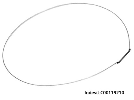 Скоба предна за маншон пералня Indesit C00119210 - 107ID01